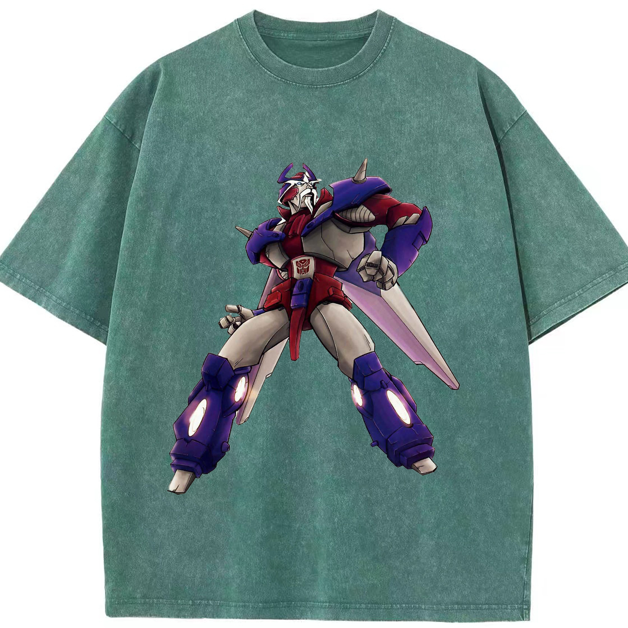 （画像用）  綿100% ヴィンテージ風 半袖Tシャツ（フロントプリント）